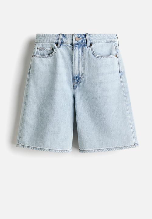H&M - Denim bermuda shorts - light denim blue