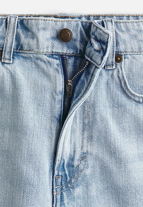 H&M - Denim bermuda shorts - light denim blue
