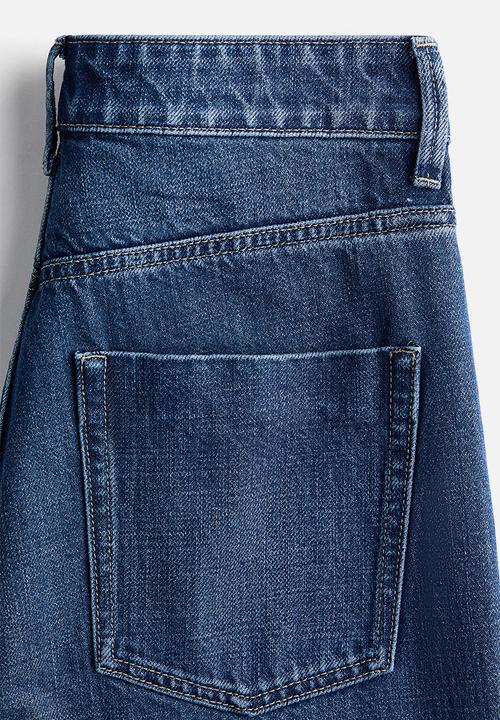 H&M - Wide high jeans - denim blue