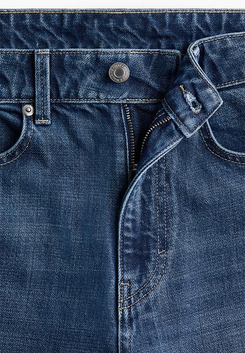 H&M - Wide high jeans - denim blue