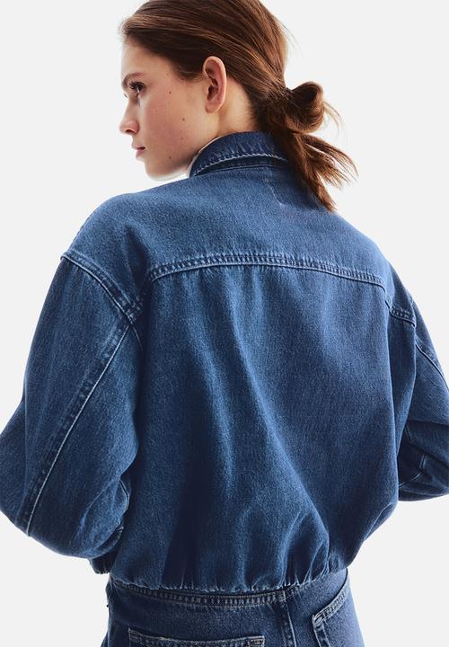 H&M - Oversized denim jacket - denim blue