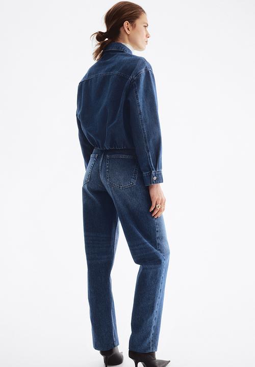 H&M - Oversized denim jacket - denim blue