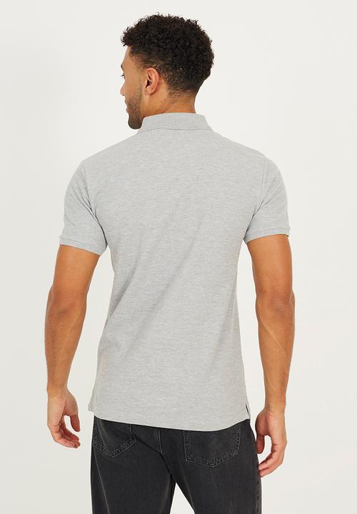 Brave Soul - Imai Polo - Light Grey Marl