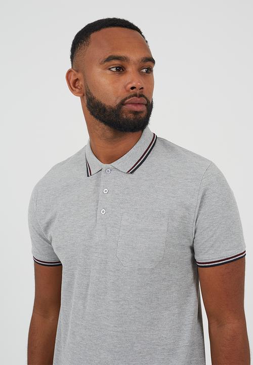 Brave Soul - Cosmob Golfer - Light Grey Marl Multi