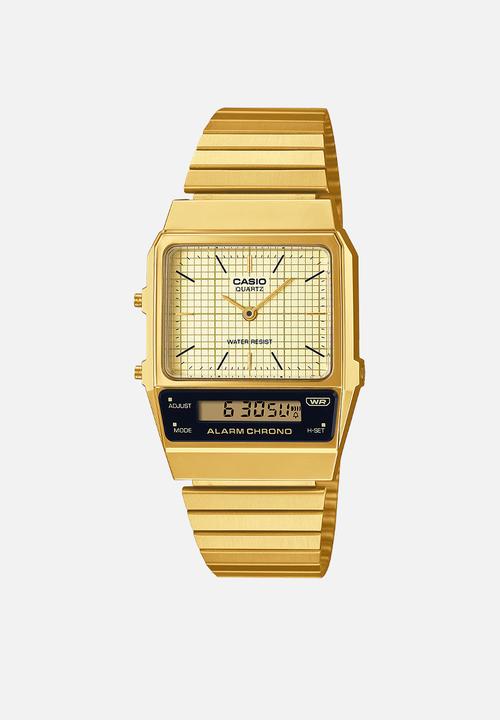 Casio - Retro Digi Gold Tone Plated - Gold