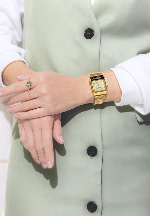 Casio - Retro Digi Gold Tone Plated - Gold