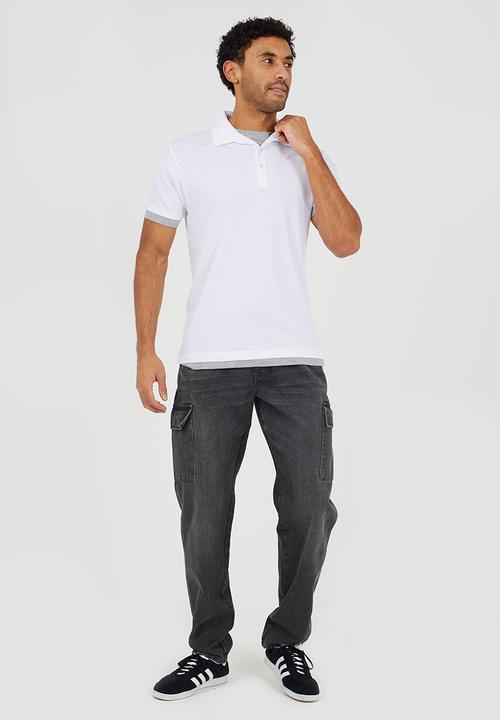Brave Soul - Elginb Golfer - Optic White / Light Grey Marl