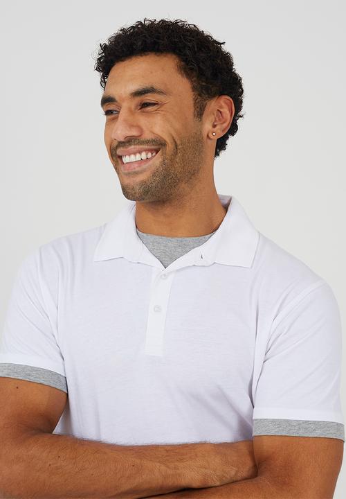Brave Soul - Elginb Golfer - Optic White / Light Grey Marl