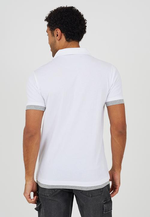 Brave Soul - Elginb Golfer - Optic White / Light Grey Marl