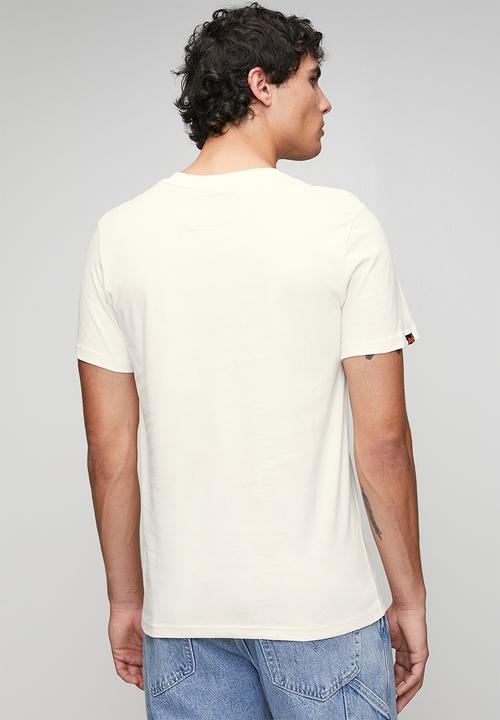 Superdry. - VL Classic Tee - 34C - Winter White