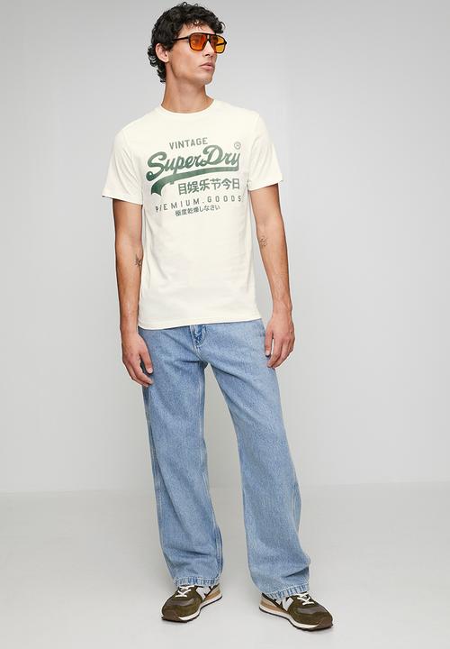 Superdry. - VL Classic Tee - 34C - Winter White