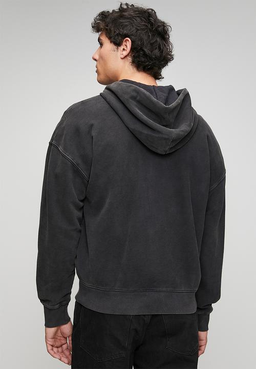 Levi’s® - Hayes Boxy Full Zip - Grunge Wash Jet Black
