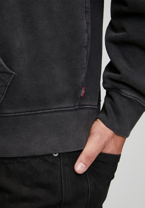 Levi’s® - Hayes Boxy Full Zip - Grunge Wash Jet Black