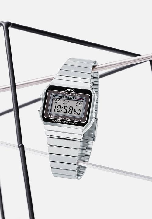 Casio - Retro Steel Super Silm Case - Silver