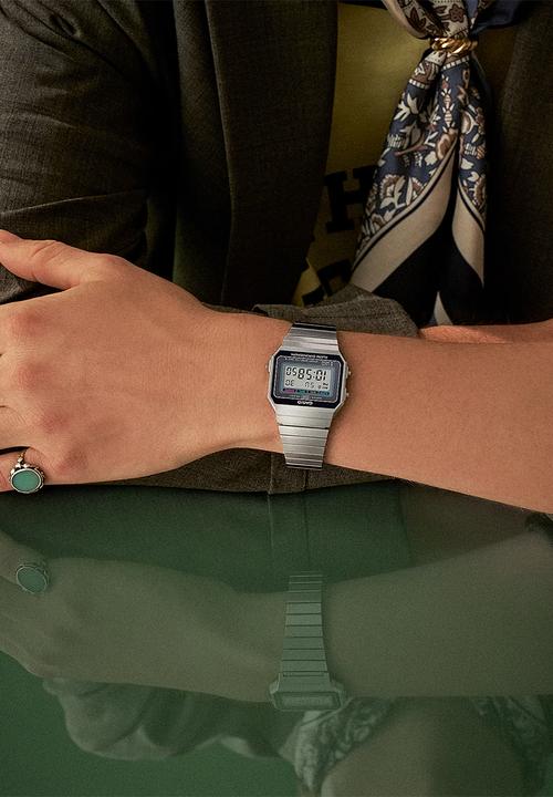 Casio - Retro Steel Super Silm Case - Silver