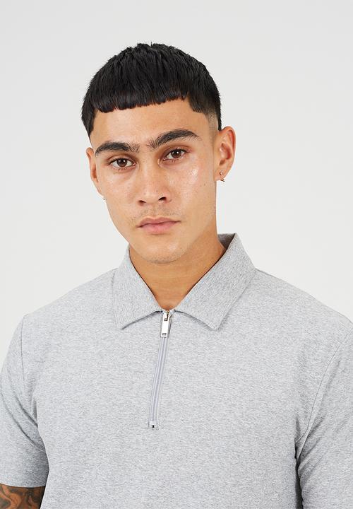 Brave Soul - Griffinc Shirt - Light Grey Marl