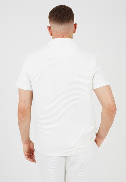 Brave Soul - MENS REGULAR FIT, SHORT SLEEVE HARLEM - OPTIC WHITE