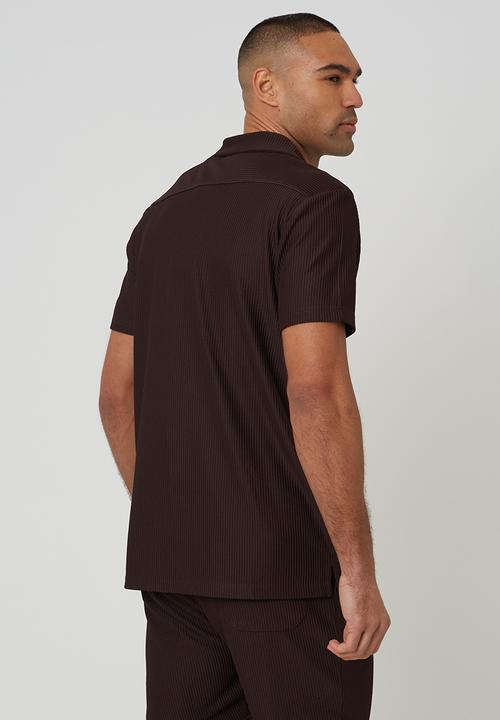 Brave Soul - Nikolaie Shirt - Bitter Chocolate