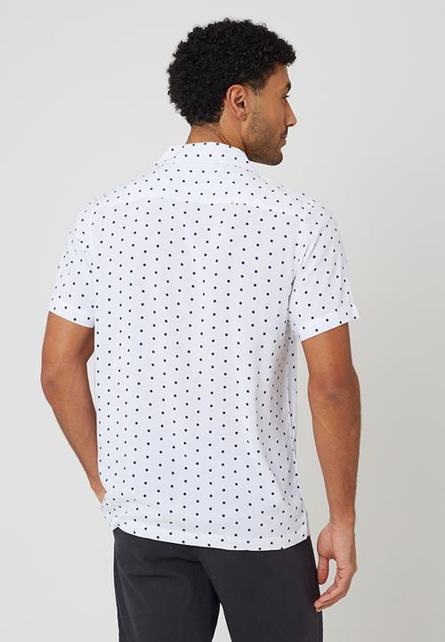 Brave Soul - Shekells Shirt - White / Navy