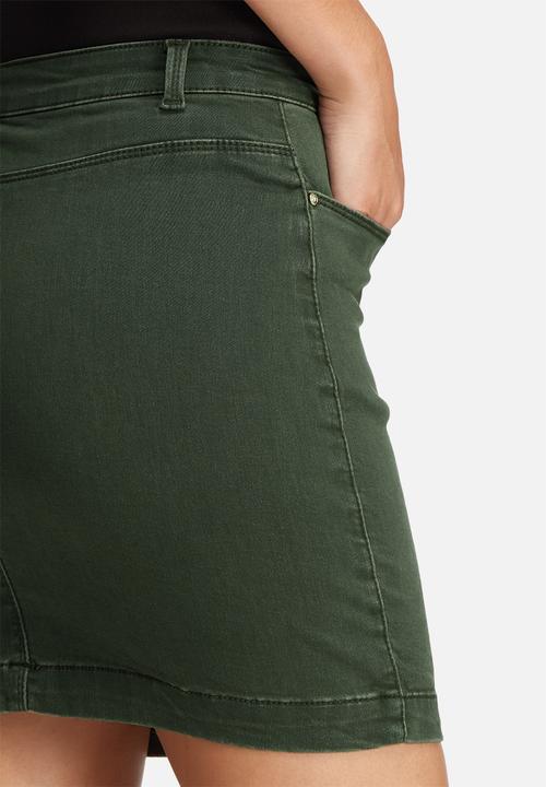 Missguided - Superstretch denim mini skirt