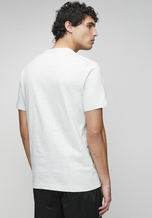 adidas Performance - Small Logo SJ Tee  - light grey heather/black
