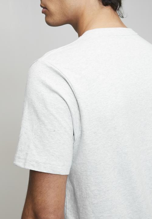 adidas Performance - Small Logo SJ Tee  - light grey heather/black