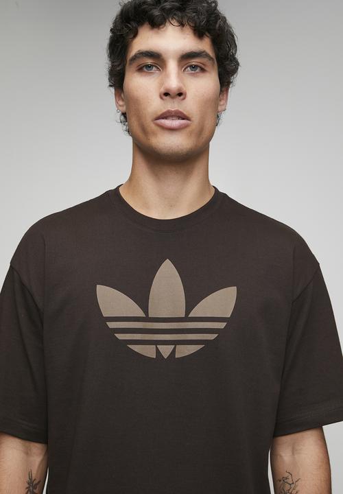adidas Originals - Trefoil Tee -SHIRFL - aurora coffee/khaki six
