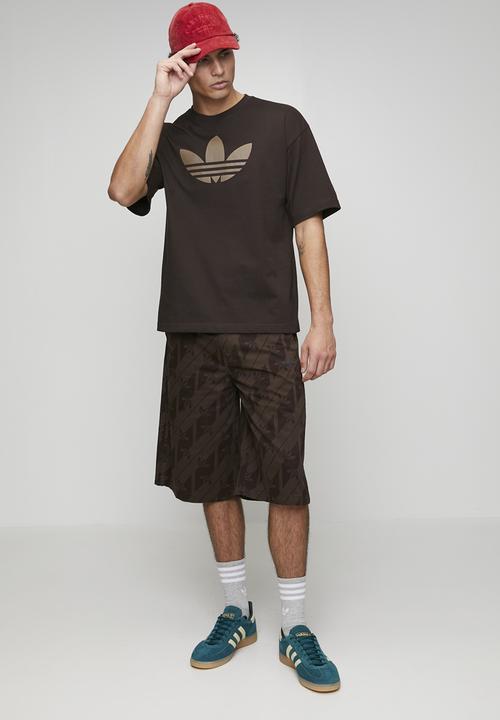 adidas Originals - Trefoil Tee -SHIRFL - aurora coffee/khaki six