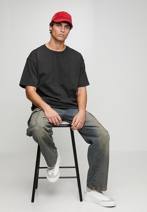 Cotton On - Box Fit T-Shirt - Black Wash