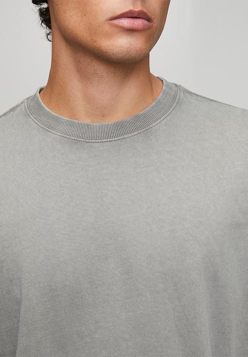 Cotton On - Cropped fit T-shirt - slate stone wash