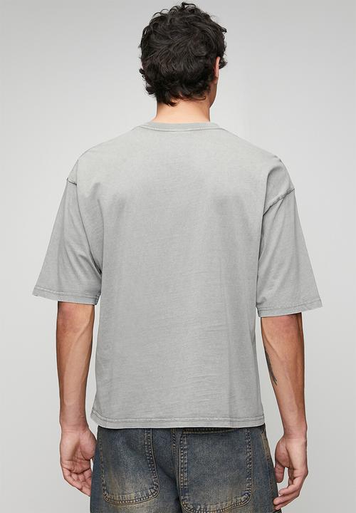 Cotton On - Cropped fit T-shirt - slate stone wash