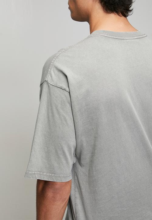 Cotton On - Cropped fit T-shirt - slate stone wash