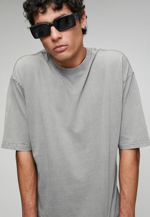 Cotton On - Cropped fit T-shirt - slate stone wash