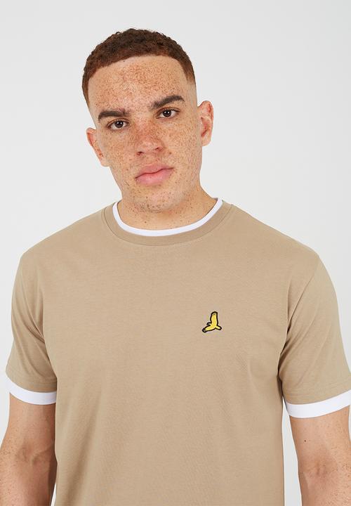 Brave Soul - 3Pk Kobeb T-shirts - Navy / Stone / Khaki