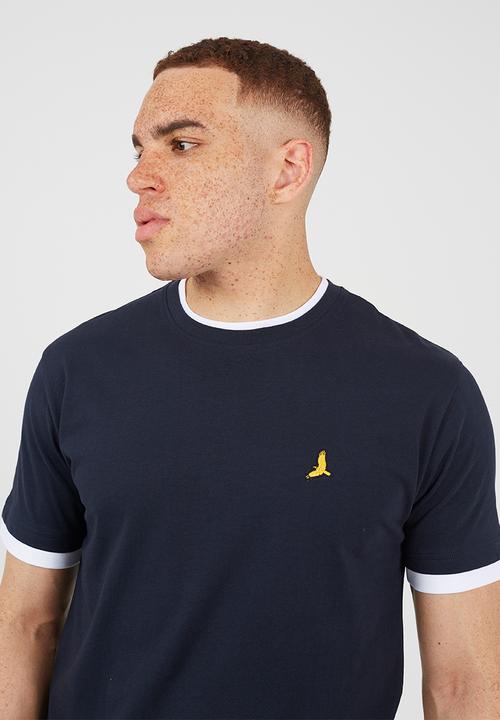 Brave Soul - 3Pk Kobeb T-shirts - Navy / Stone / Khaki