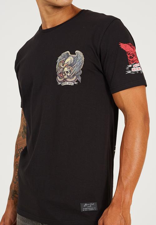 Brave Soul - Kruger T-shirt - Jet Black
