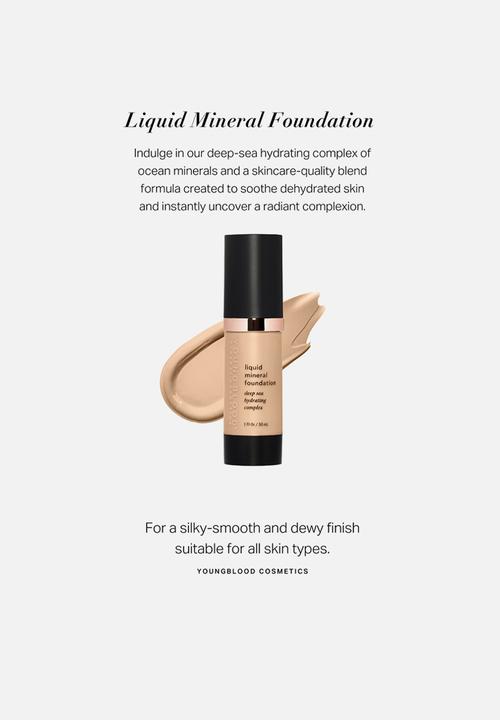 Youngblood Mineral Cosmetics - Liquid Mineral Foundation - Nutmeg