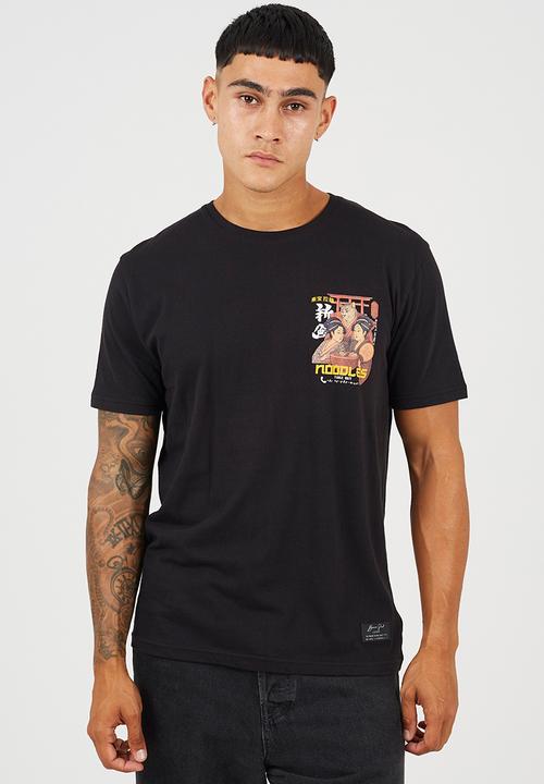Brave Soul - Mineko T-shirt - Jet Black
