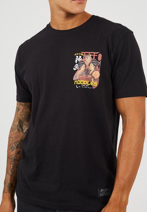 Brave Soul - Mineko T-shirt - Jet Black