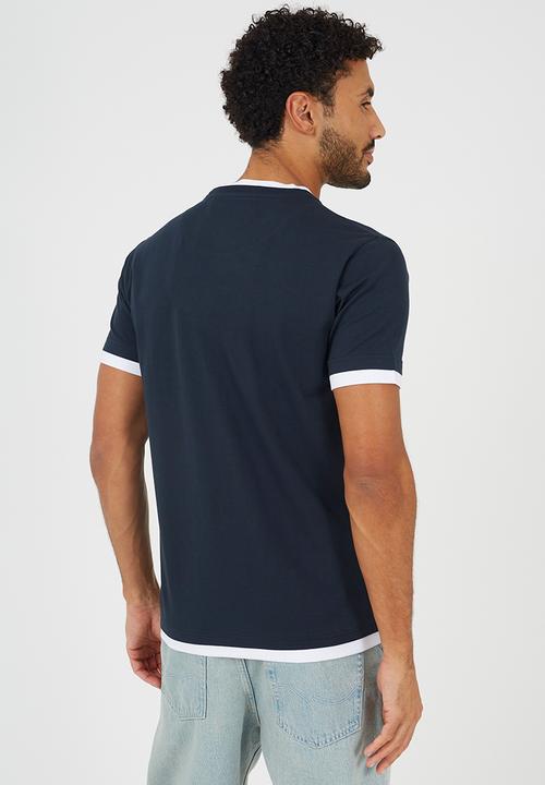 Brave Soul - Nate T-shirt - Dark Navy / Optic White