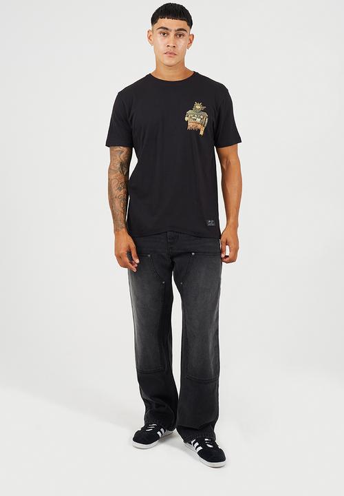 Brave Soul - Neko T-shirt - Jet Black