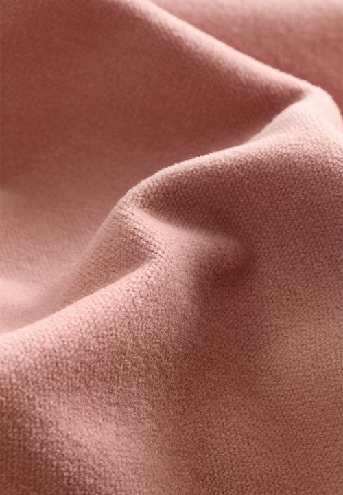 H&M - Cotton velvet cushion cover - light dusty pink