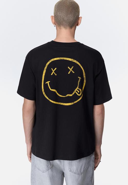 H&M - Loose fit t-shirt - black/nirvana