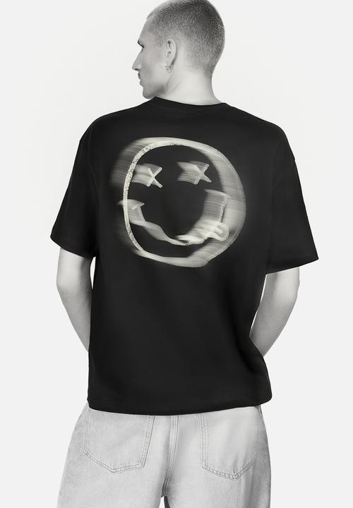 H&M - Loose fit t-shirt - black/nirvana