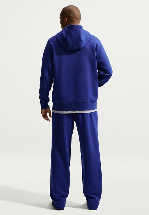 Nike - Club  Pullover BB Hoodie- Deep Royal Blue/Deep Royal Blue/White