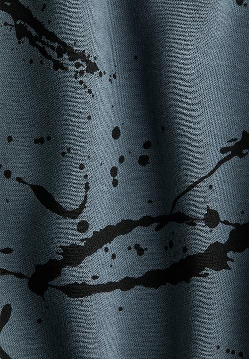 H&M - Hoodie - grey/black