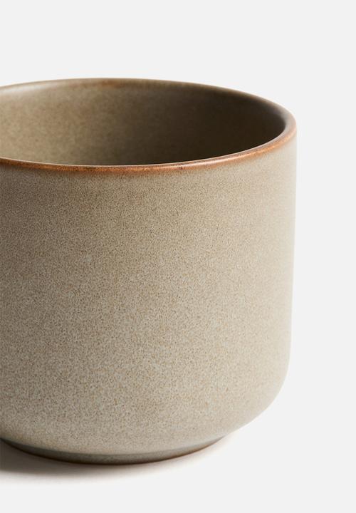 H&M - Reactive-glaze stoneware mug - beige