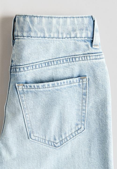 H&M - Baggy fit bootcut leg jeans - light denim blue