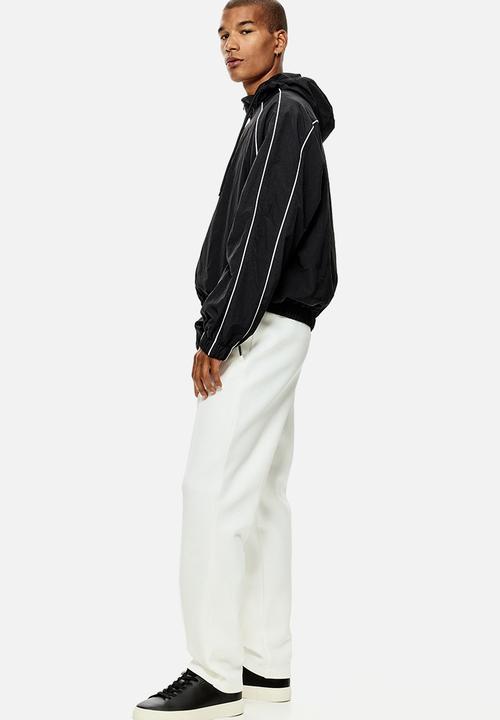 H&M - Regular fit tailored joggers - white