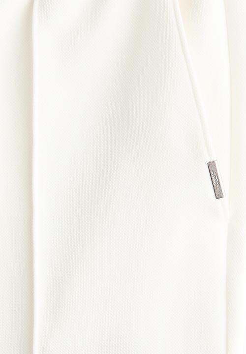 H&M - Regular fit tailored joggers - white